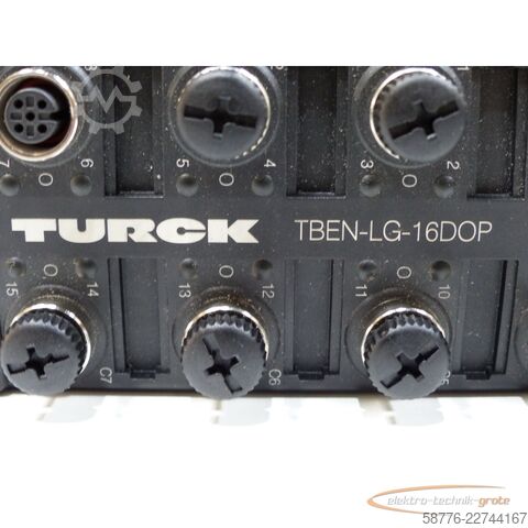 Componente Turck TBEN-LG-16DOP Kompaktes Multiprotokoll-I/O-Modul für Ethernet