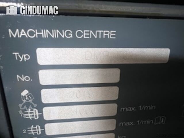 Centre d’usinage vertical DMG MORI DMP 70
