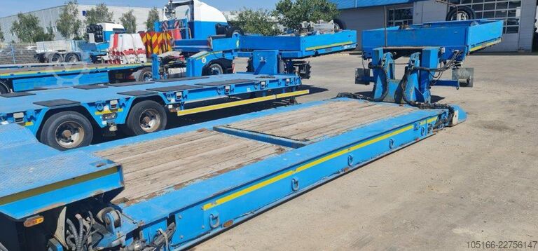 Reboque semirreboque de plataforma baixa para transporte de máquinas de construção Goldhofer STZ-VKL 3-34/80