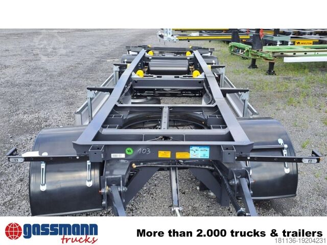 Afzetcontainer-aanhangwagen Wielton PS2H M3 Schlitten-Abrollanhänger