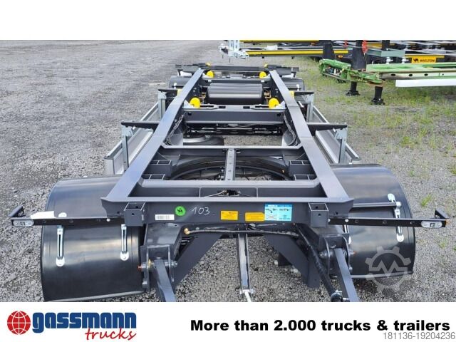 Afzetcontainer-aanhangwagen Wielton PS2H M3 Schlitten-Abrollanhänger