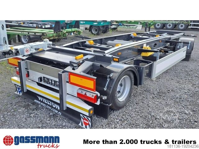 Afzetcontainer-aanhangwagen Wielton PS2H M3 Schlitten-Abrollanhänger