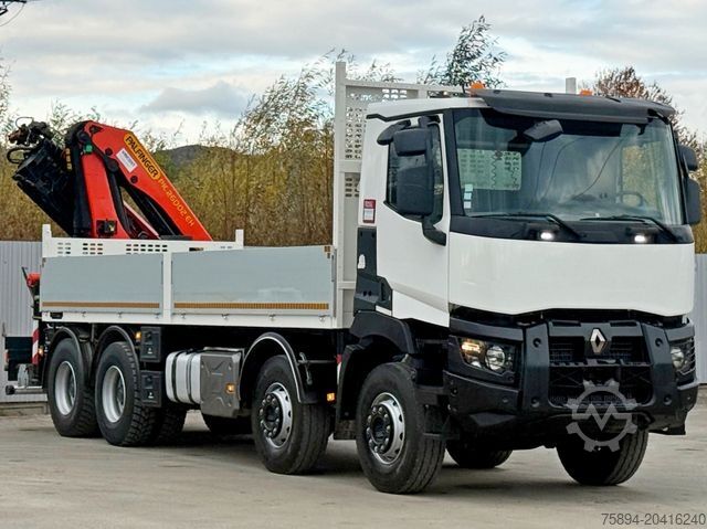 Truck mounted crane RENAULT C430 * PALFINGER PK 26002 - EHD + FUNK/ 8x4