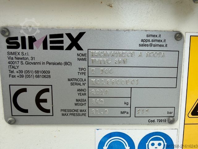 άλλο Simex T300 Fräse / Wheelsaw / Unused