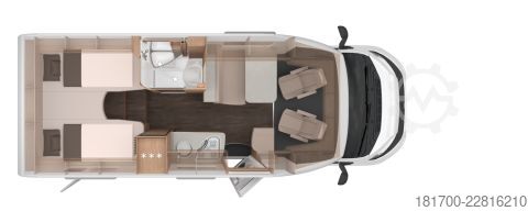 Polointegrovaný obytný vůz Knaus L!VE TI 650 MEG Platinum Selection TraumMobil*160*Autom*L-Sitz