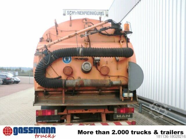 Οδοκαθαριστικό μηχάνημα MAN M03 14.152 4x2, Schienenkehrmaschine