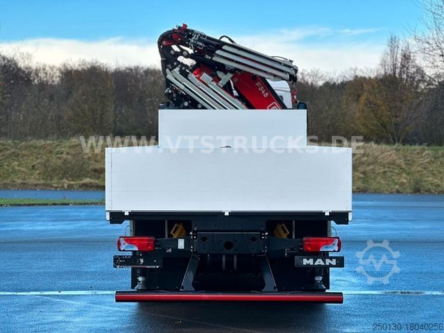 Valník MAN TGS 35.470 8x4 Pritsche + FASSI F345RB Kran,JIB