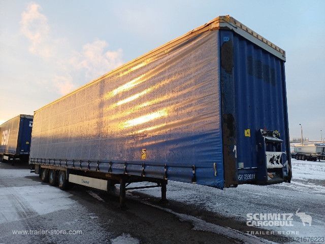 Semi-reboque aberto com lona Krone Curtainsider Mega