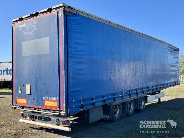 Semi-reboque aberto com lona Krone Curtainsider Mega