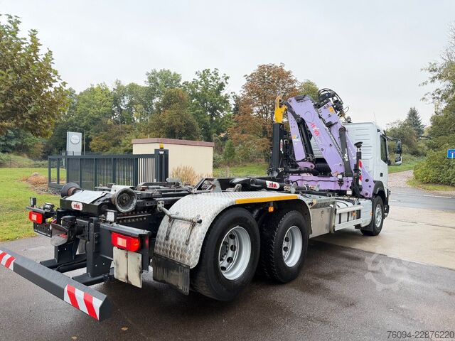 Autolaadkraan VOLVO FMX 460 6x4 liftachse Abrollkipper KRAN 13m FUNK