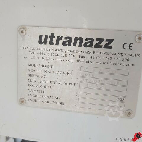 Aanhangwagen gemonteerde betonpomp UTRANAZZ Star SCM60C