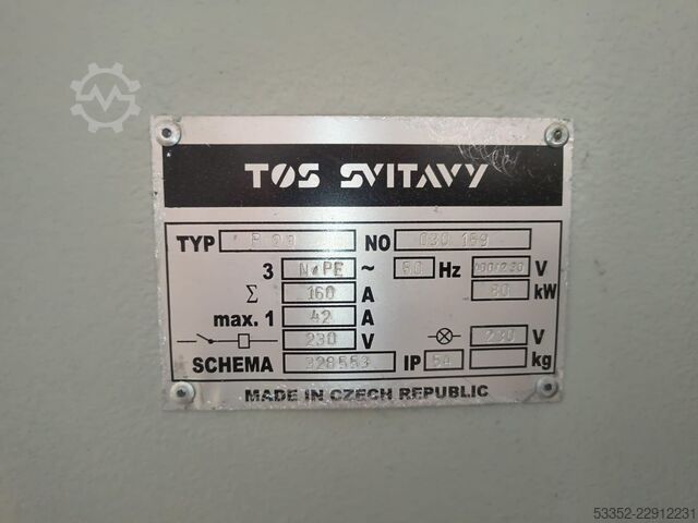  TOS P23   250 x 180mm