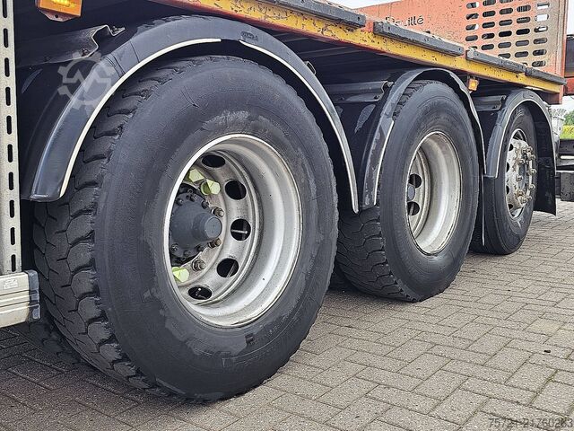 Remorque à plate-forme SCANIA P410 HIAB 258EP5