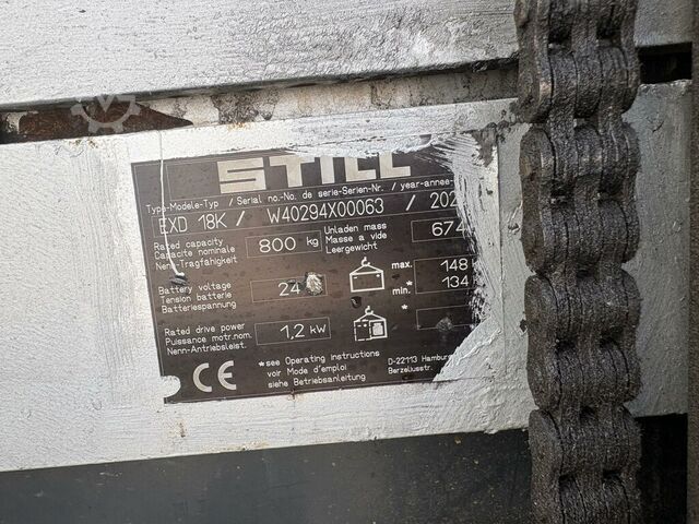 VS-23144 Ηλεκτρικό διπλό στοίβαξης (DUO) Still EXD 18K STILL EXD 18K
