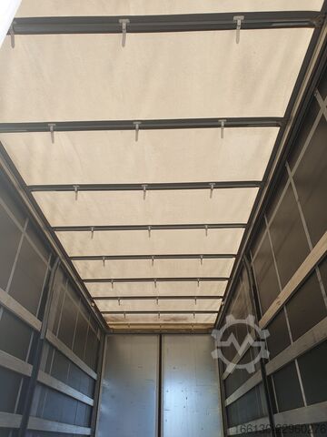 ανοιχτό ρυμουλκούμενο με μουσαμά Fliegl TPS 118 Durchladeanhänger 7,3 Meter