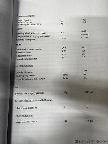 Cylindrisk slipmaskin Hol-Monta spol.sro UB 85 / 6000 CNC