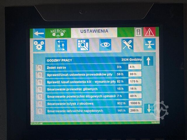 Lintzaagmolen MEBOR HTZ 1200 PLUS