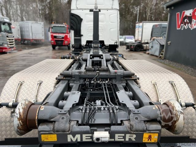 Haakarm vrachtwagen RENAULT T480 6x2 Euro6 Meiller-Abrollkipper