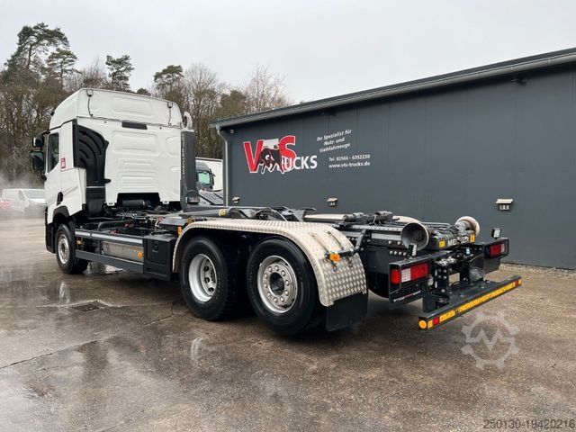 Haakarm vrachtwagen RENAULT T480 6x2 Euro6 Meiller-Abrollkipper