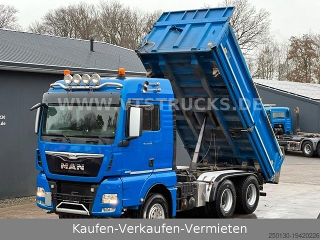 Driezijdige kipper MAN TGX 33.560 D38 6x4 Blatt/Luft Meiler