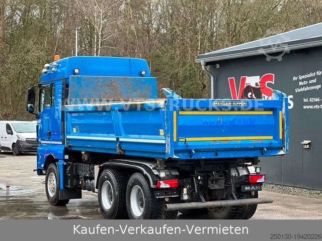 Driezijdige kipper MAN TGX 33.560 D38 6x4 Blatt/Luft Meiler