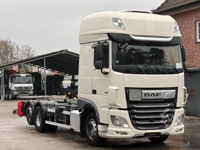 Wissellaadbak vrachtwagen DAF XF 450 EU6 6x2 SDG Wechselfahrgestell Liftachse