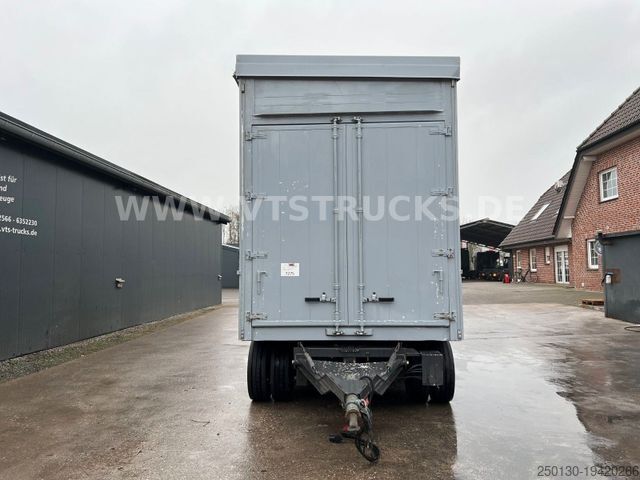 Paardentransportaanhanger Finkl VA 24 3.Stock Vieh. Hubdach Rampe 3 Achsen