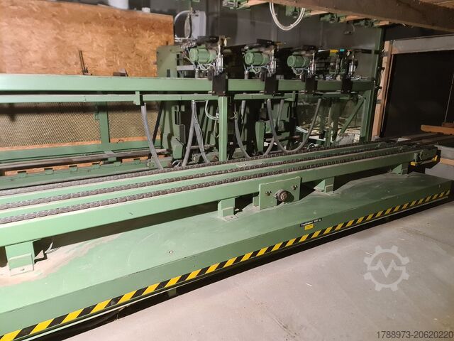 Fierăstrău cu optimizare și stivuitor Weinig WEINIG