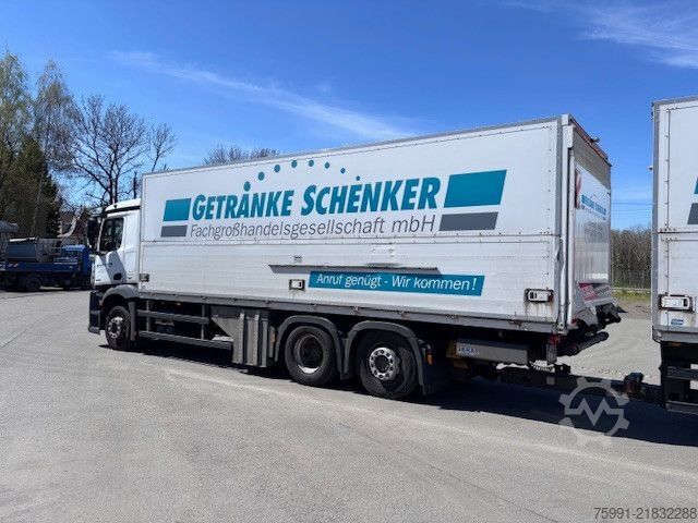 Beverage truck MERCEDES-BENZ MB Antos Getränkeaufbau Schwenkwand Ladebordwand