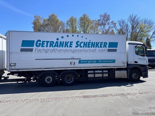Beverage truck MERCEDES-BENZ MB Antos Getränkeaufbau Schwenkwand Ladebordwand