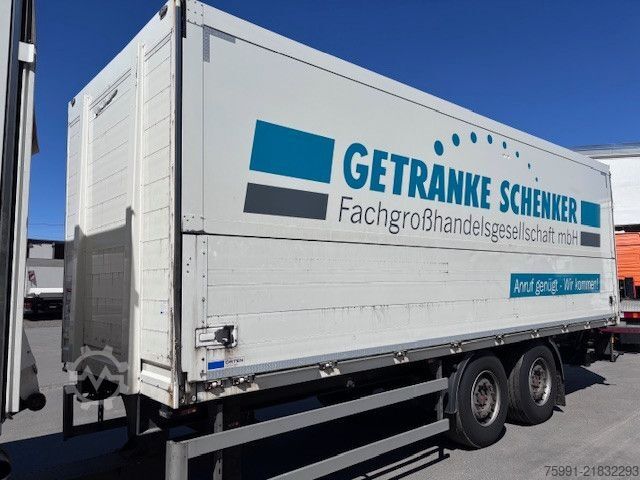 Beverage trailer ORTEN ag18t Anhänger gür Getränke mit Ladebordwand.
