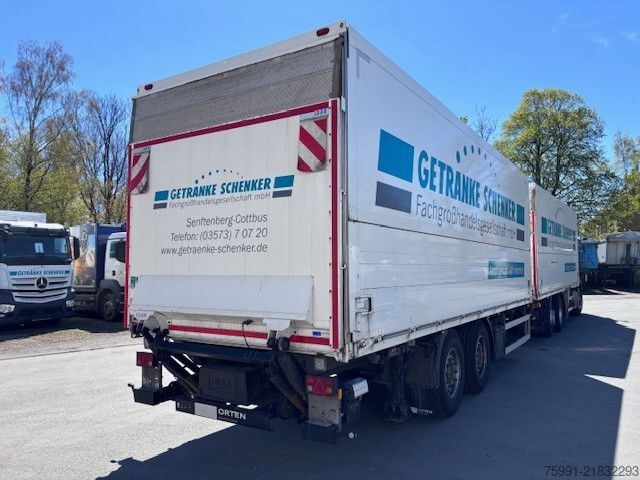 Beverage trailer ORTEN ag18t Anhänger gür Getränke mit Ladebordwand.