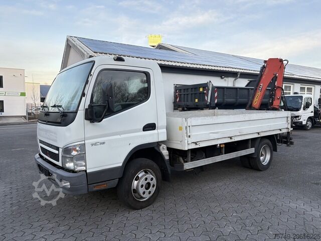 Pick-up van Fuso FUSO 7C18 Canter Pritsche 3.8m Kran 2x hydr.