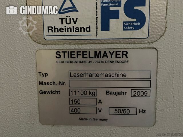 Stiefelmayer instalação de têmpera a laser Stiefelmayer Laserhärtenalage