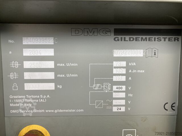 Tour CNC Gildemeister CTX 620 linear
