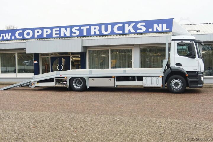 Autotransporter Mercedes-Benz Actros 1936 LL Machine Oprijwagen
