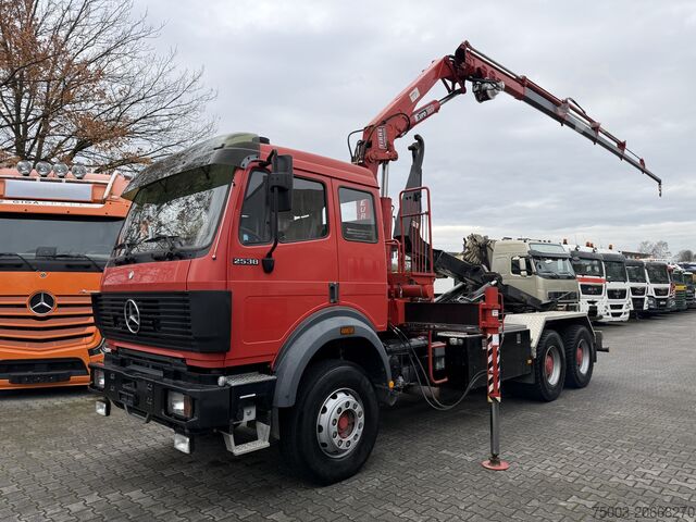 Kiepwagen Mercedes-Benz SK 2538 6X4 Haken Kran/ Oldtimer/ Feuerwehr
