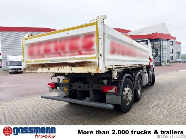 Ανατρεπόμενο φορτηγό Scania P 320 6x2/4, Lenk-/Liftachse, Kran Palfinger PK