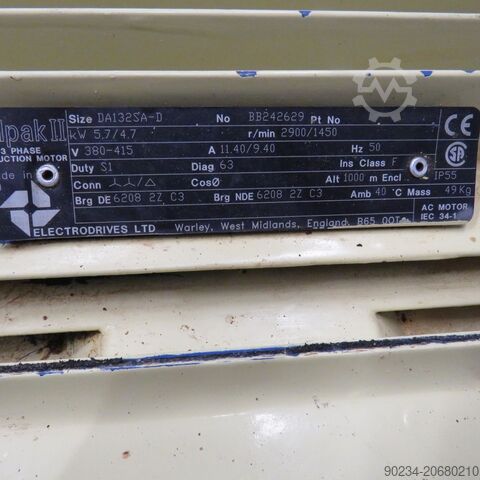 80 liter Winkworth Model RT80 roestvrijstalen dubbelwandige hogesnelheidsmenger WINKWORTH RT80