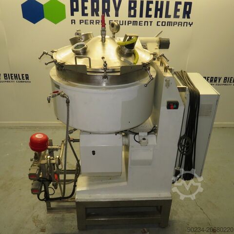 200 liter Haagen en Rinau roestvrijstalen mixer met verwarming, type RUVI200 HAAGEN & RINAU 200 LITRE