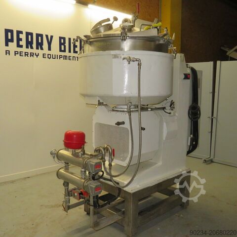 200 liter Haagen en Rinau roestvrijstalen mixer met verwarming, type RUVI200 HAAGEN & RINAU 200 LITRE