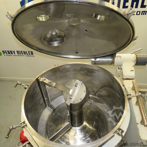 200 liter Haagen en Rinau roestvrijstalen mixer met verwarming, type RUVI200 HAAGEN & RINAU 200 LITRE