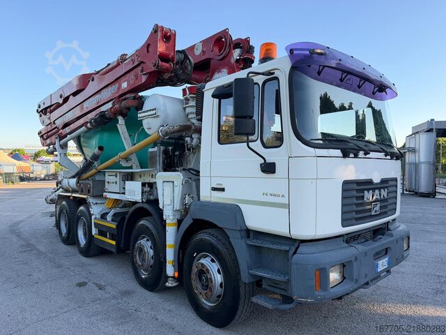 Autobetoniera cu pompă MAN FE 460 A