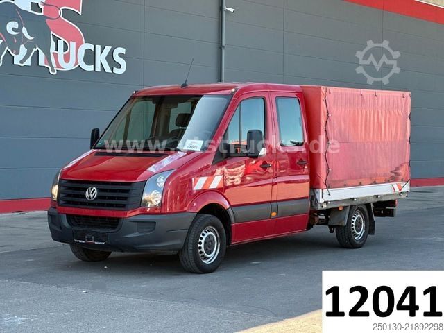 Schuifzeil bestelwagen VOLKSWAGEN Crafter 35 Doppelkabine Pritsche + Plane