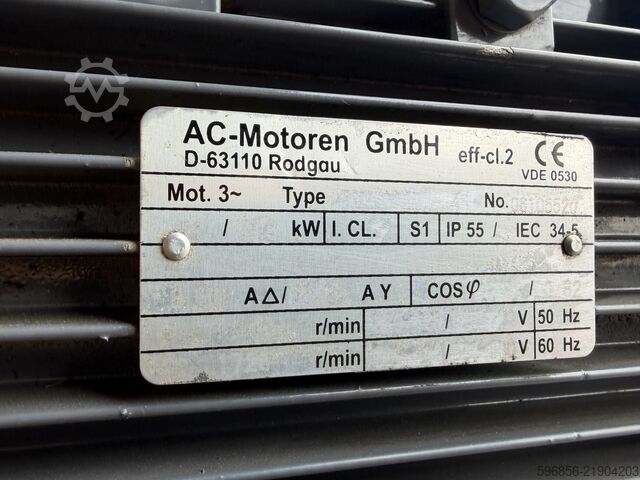 AC-Motoren GmbH 4,8 kW B5 IP55 AC-Motoren GmbH 4,8 kW B5 IP55 AC-Motoren GmbH 4,8 kW B5 IP55