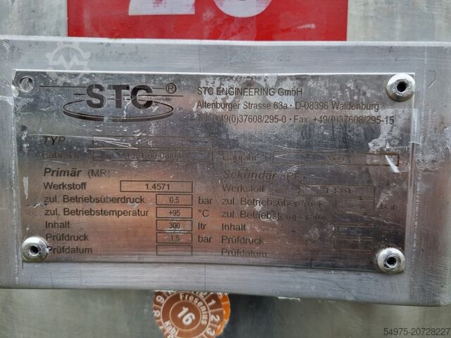 Electrically heated pressure vessel STS