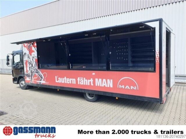 Sonderausbau-Transporter MAN TGL 8.220 4x2 BL, Verkaufsaufbau, NUR 15.800KM!