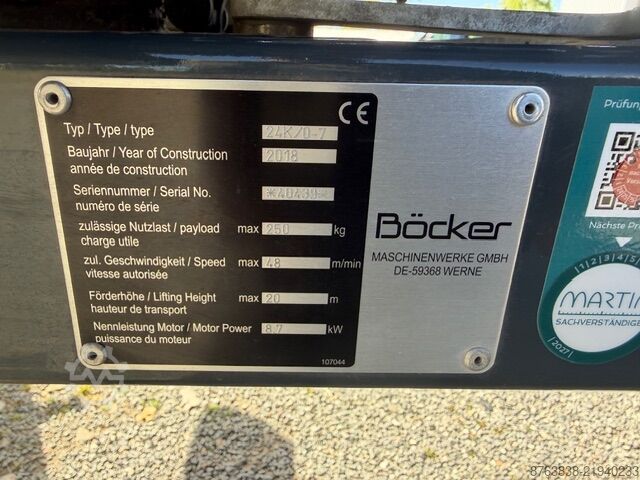 Tagdækkerlift - Møbellift Böcker Junior HD 24 K
