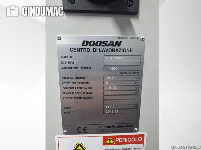 DOOSAN NHP 5000 DOOSAN NHP 5000