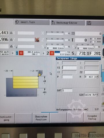 CNC soustruh DMT Kern CD402x1000